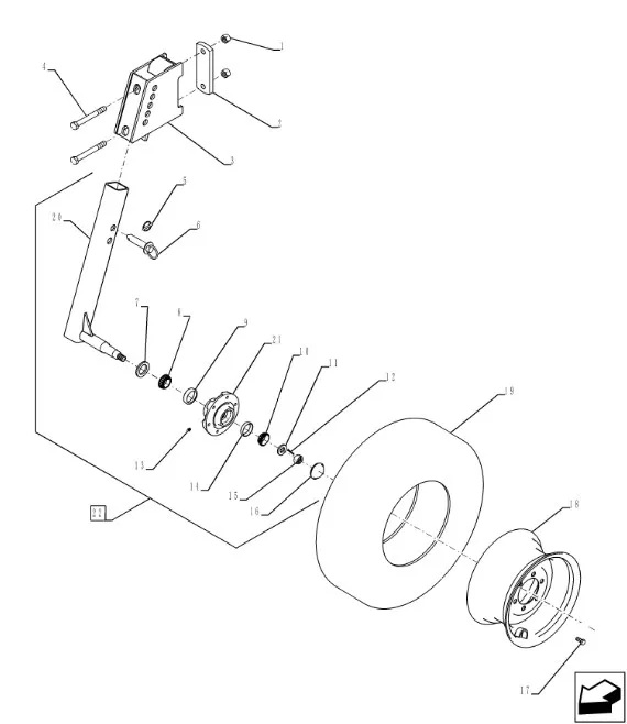 14816348 - палец