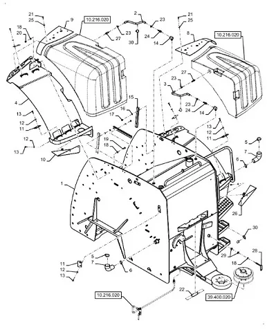 47661996 - рама направляющая