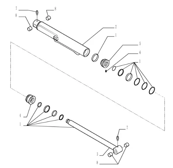 87567430 - уплотнения комплект