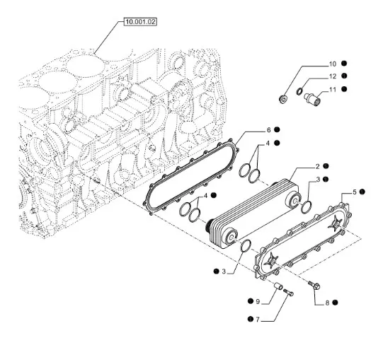 98498322 - Термостат теплообм. ДВС Cursor8K/10/13 T9/St., CR до 11г.в.
